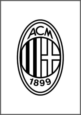 Ac Milan Logo Coloring - TotalColoring.Com