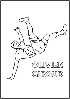 Ac Milan Olivier Giroud Coloring - TotalColoring.Com