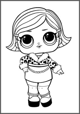 As If Baby Lol Surprise Doll Coloring - TotalColoring.Com