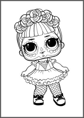 Bebe Bonita Lol Surprise Doll Coloring - TotalColoring.Com