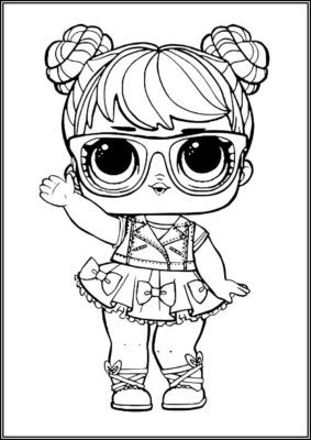 Bon Bon Lol Surprise Doll Coloring - TotalColoring.Com