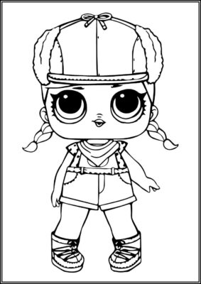 Brrr B B Lol Surprise Doll Coloring - TotalColoring.Com