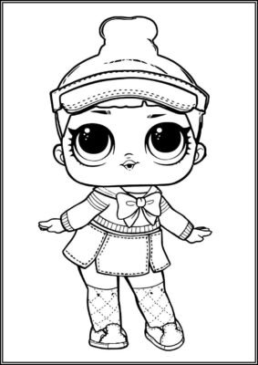 Caddy Cutie Lol Surprise Doll Coloring - TotalColoring.Com