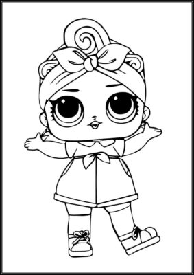 Can Do Baby Lol Surprise Doll Coloring - TotalColoring.Com