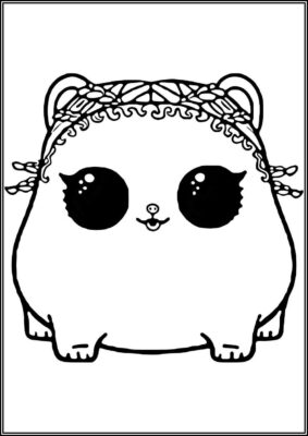 Coco Hammy Lol Surprise Pets Coloring - TotalColoring.Com