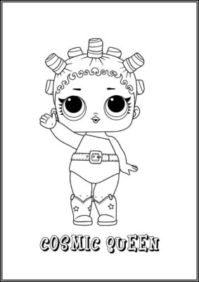 Cosmic Queen Lol Surprise Doll Coloring - TotalColoring.Com