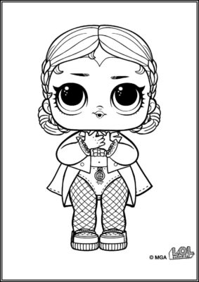 Countess Lol Surprise Doll Coloring - TotalColoring.Com