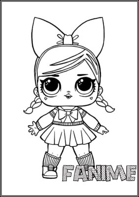 Fanime Lol Surprise Doll Coloring - TotalColoring.Com