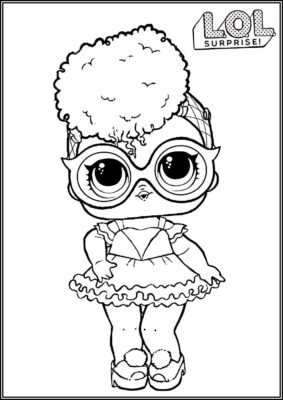 Goodie Lol Surprise Doll Coloring - TotalColoring.Com