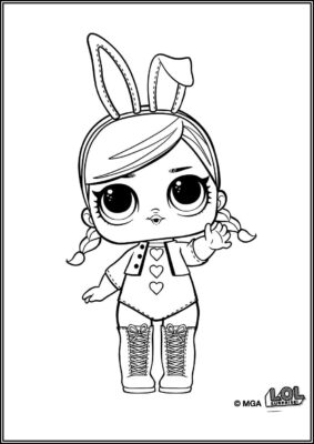 Hops Lol Surprise Doll Coloring - TotalColoring.Com