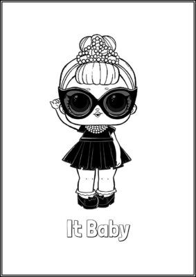 It Baby Lol Surprise Doll Coloring - TotalColoring.Com