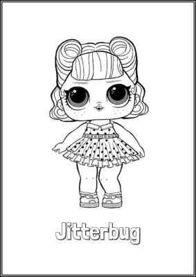 Jitterbug Lol Surprise Doll Coloring - TotalColoring.Com