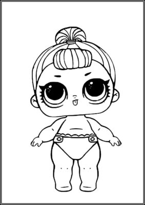 Lil Bb Bop Lol Surprise Doll Coloring - TotalColoring.Com