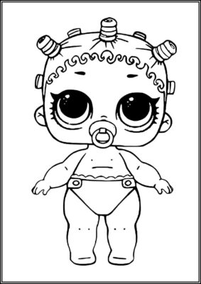 Lil Beats Lol Surprise Doll Coloring - TotalColoring.Com