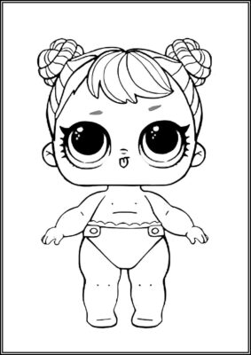 Lil Bon Bon Lol Surprise Doll Coloring - TotalColoring.Com