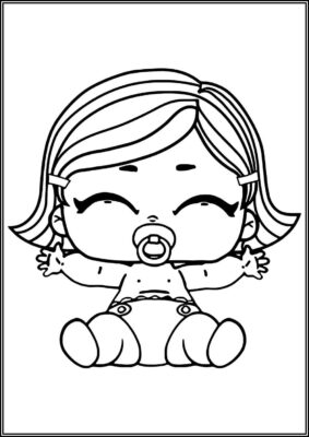 Lil Boogie Babe Lol Doll Coloring - TotalColoring.Com