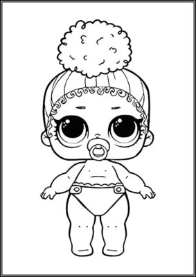 Lil Boss Queen Lol Surprise Doll Coloring - TotalColoring.Com