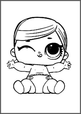 Lil Brrr Bb Lol Surprise Doll Coloring - TotalColoring.Com