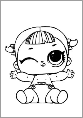 Lil Cherry Lol Surprise Doll Coloring - TotalColoring.Com