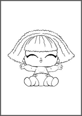 Lil Diva Lol Surprise Doll Coloring - TotalColoring.Com