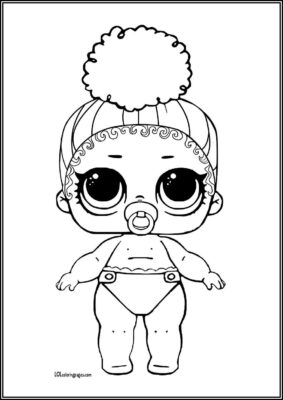 Lil Foxy Lol Surprise Doll Coloring - TotalColoring.Com