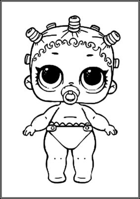 Lil Fresh Lol Surprise Doll Coloring - TotalColoring.Com