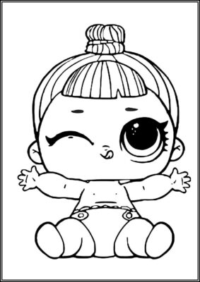 Lil Genie Lol Surprise Doll Coloring - TotalColoring.Com