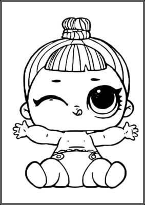 Lil Honey Bun Lol Surprise Doll Coloring - TotalColoring.Com