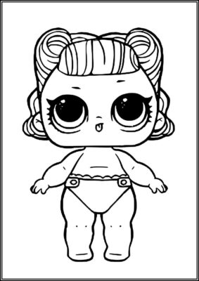 Lil Jitterbug Lol Surprise Doll Coloring - TotalColoring.Com