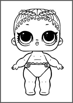 Lil Kicks Lol Surprise Doll Coloring - TotalColoring.Com