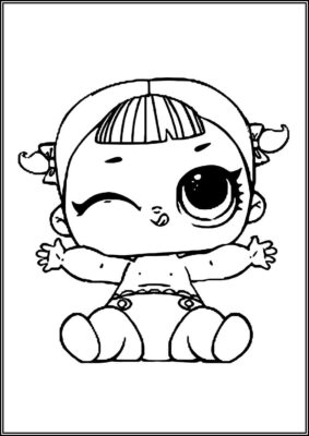 Lil Line Dancer Lol Surprise Doll Coloring - TotalColoring.Com