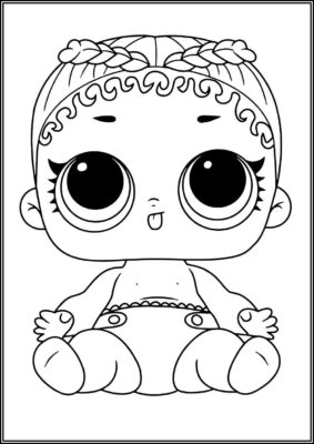 Lil M C Swag Lol Baby Coloring - TotalColoring.Com