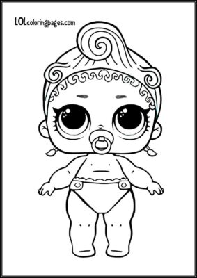 Lil Precious Lol Surprise Doll Coloring - TotalColoring.Com