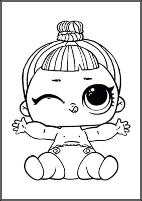 Lil Sleepy Bones Lol Surprise Doll Coloring - TotalColoring.Com