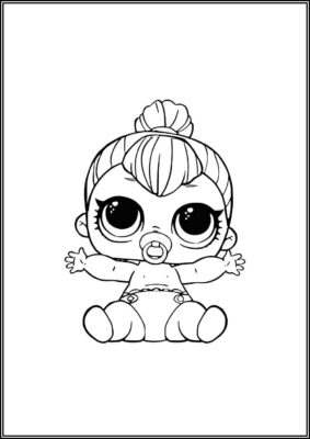 Lil Spice Lol Surprise Doll Coloring - TotalColoring.Com