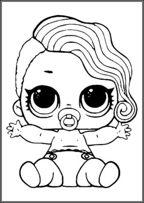 Lil Splash Queen Lol Surprise Doll Coloring - TotalColoring.Com