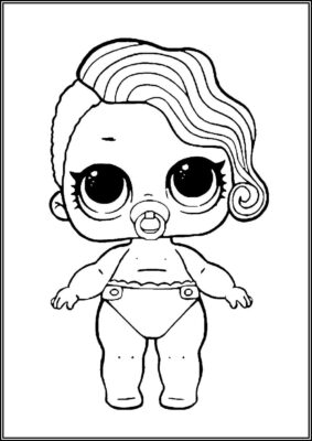 Lil Surfer Babe Lol Surprise Doll Coloring - TotalColoring.Com