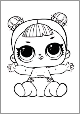 Lil Teachers Pet Lol Surprise Doll Coloring - TotalColoring.Com