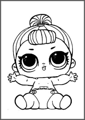 Lil Troublemaker Lol Surprise Doll Coloring - TotalColoring.Com