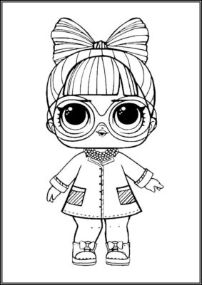 Phdbb Lol Surprise Doll Coloring - TotalColoring.Com