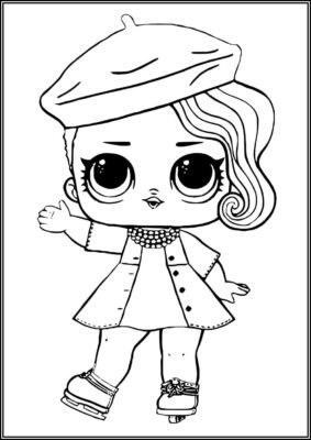 Pop Heart Lol Surprise Doll Coloring - TotalColoring.Com