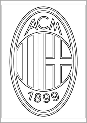 Printable Ac Milan Coloring - TotalColoring.Com