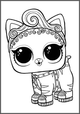 Purrr Baby Lol Pets Coloring - TotalColoring.Com