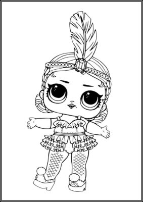 Showbaby Lol Surprise Doll Coloring - TotalColoring.Com