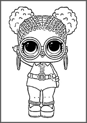 Soul Babe Lol Surprise Doll Coloring - TotalColoring.Com