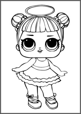 Sugar Lol Surprise Doll Coloring - TotalColoring.Com