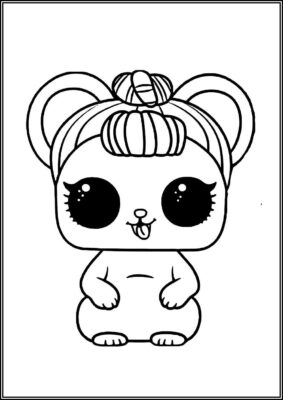 Sugar Squeak Lol Surprise Pets Coloring - TotalColoring.Com