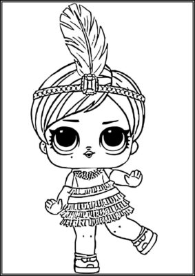 The Great Baby Lol Surprise Doll Coloring - TotalColoring.Com