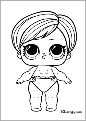 The Lil Great Baby Lol Doll Coloring - TotalColoring.Com