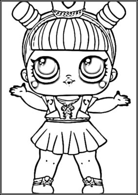 Tinz Lol Surprise Doll Coloring - TotalColoring.Com